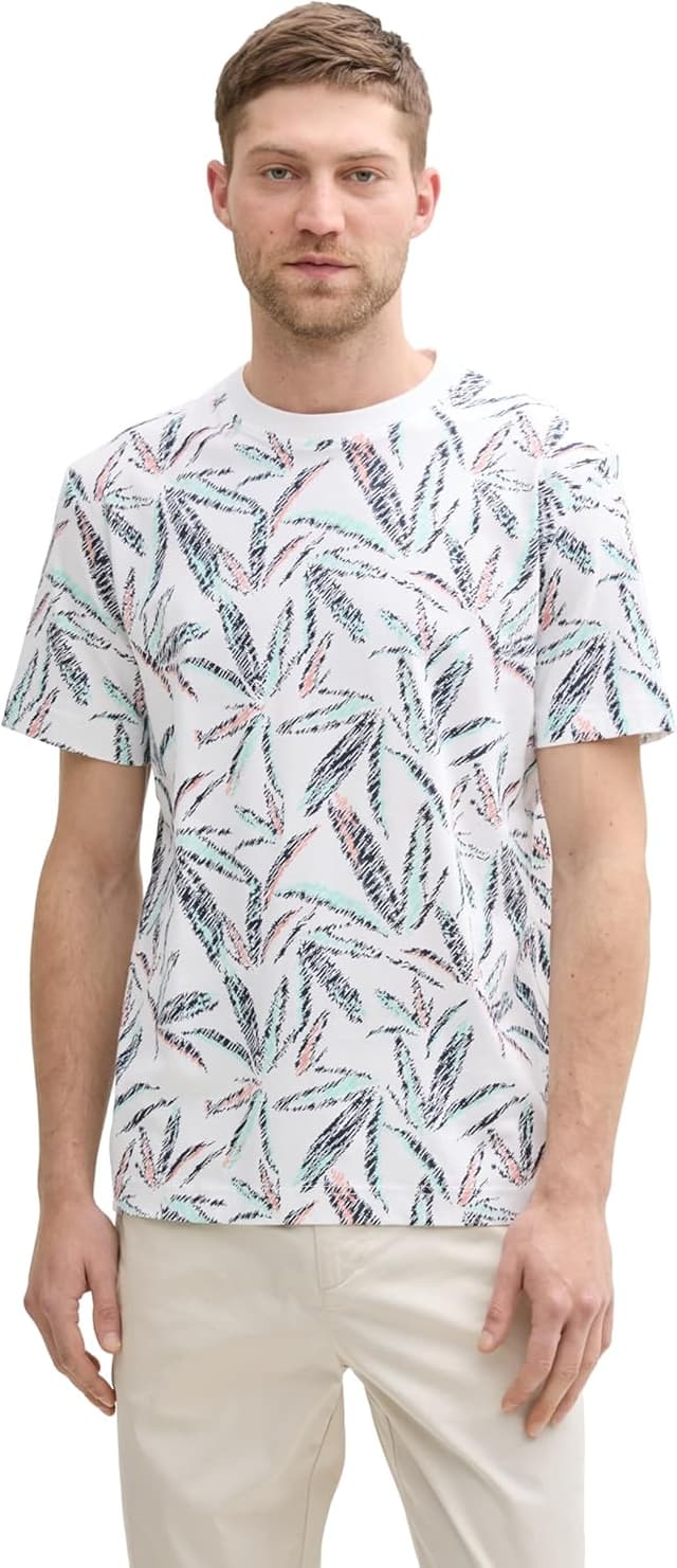 Thumbnail 6 de TOM TAILOR 1045699 T-Shirt uomo con motivo floreale