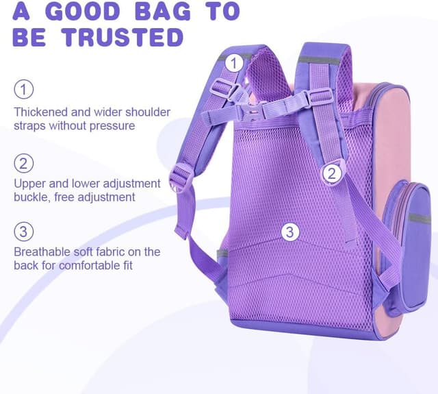 Thumbnail 4 de Aucuu Mochila Niña 36 cm Unicornio