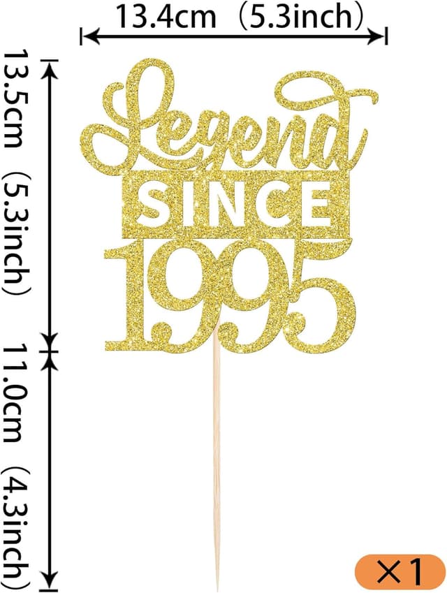 Thumbnail 1 de SYKYCTCY 31th Tortendeko mit Glitter Schrift