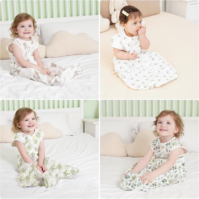 Thumbnail 6 de TOGOU2S Sommerschlafsack Baby 0,5 Tog aus 100% Baumwolle (0–6 Monate)