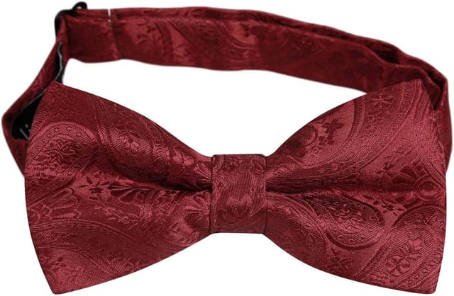 Detalle 2 de Alizeal Mens Paisley Bow Tie Set