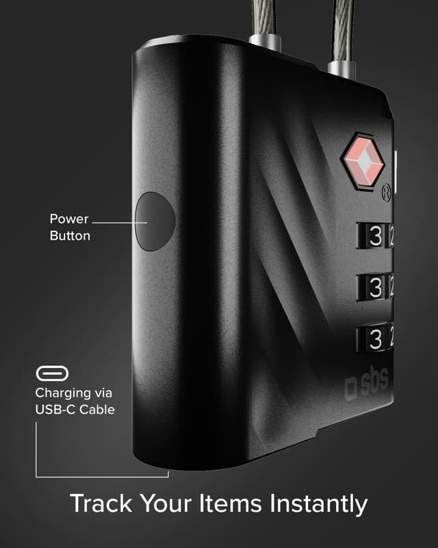 Thumbnail 6 de SBS Track My Lock candado TSA con Find My