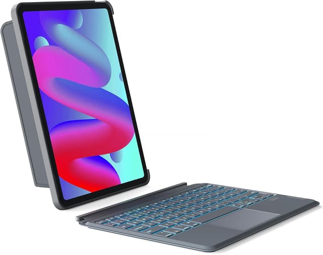 Detalle de Inateck Tastatur Hülle für iPad Air 11 Zoll (M3/M2 2025/2024) & iPad Pro 11 Zoll QWERTZ, KB04111