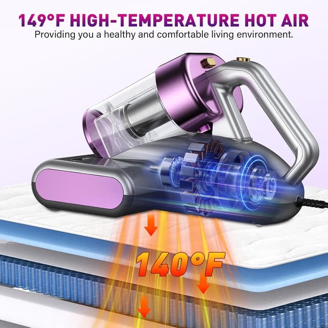 Detalle de RWSRW Milbensauger 500 W für Matratzen