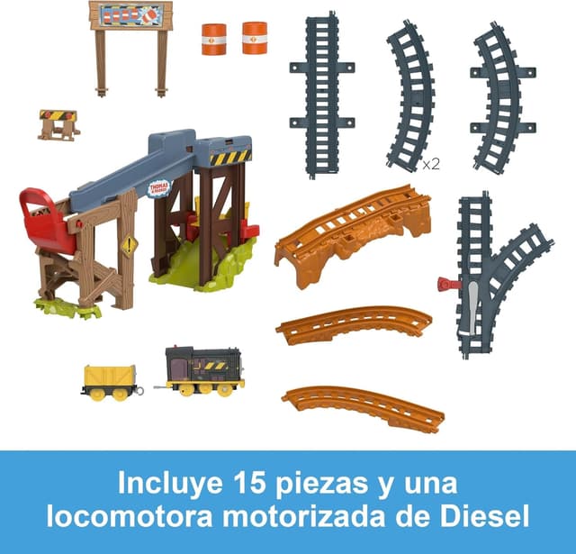 Thumbnail 5 de Thomas y sus Amigos Tren Motorizado con Pista y Vagón 🚂