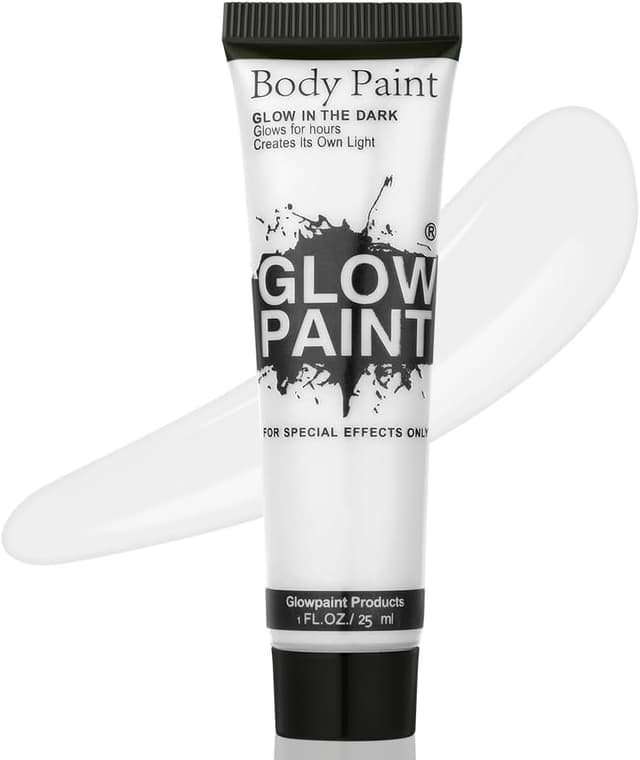 Detalle de AOOWU tubi pittura viso e corpo 25 ml bianco opaco, pronto all’uso