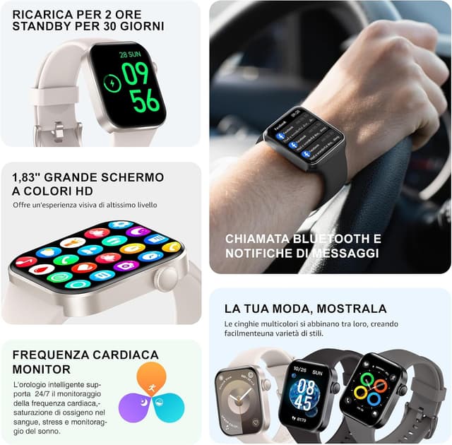 Thumbnail 3 de P2 Smartwatch 1.85" con chiamate