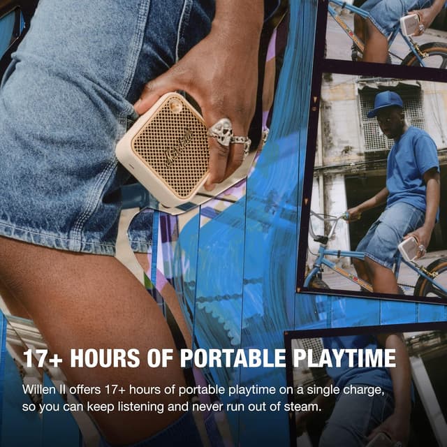 Detalle de Marshall Willen II Bluetooth Portable Speaker (Cream)