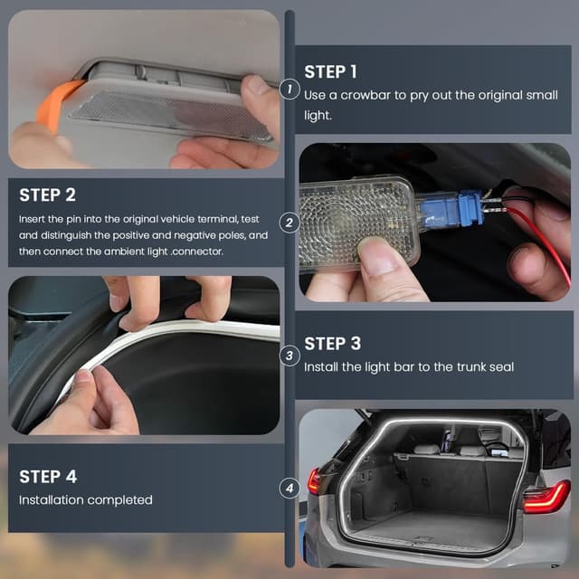 Thumbnail 5 de vsshe Auto Kofferraum Lichtstreifen 4m