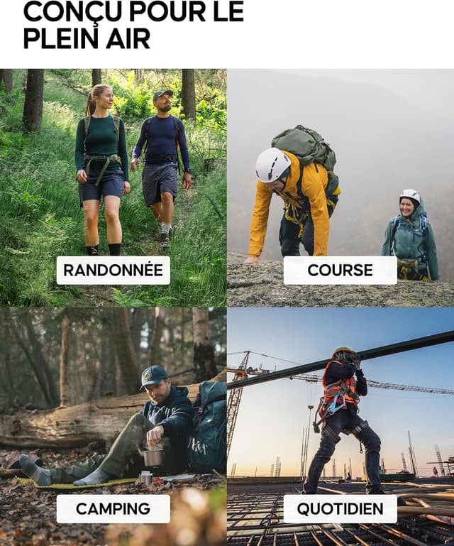 Detalle 2 de DANISH ENDURANCE Chaussettes mérinos 3 pack