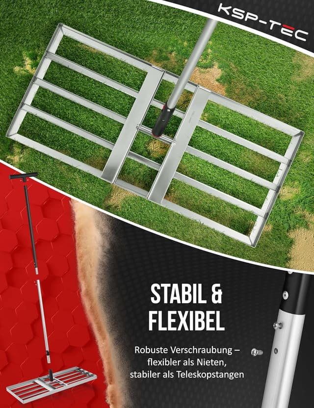 Thumbnail 6 de Rasenrakel Edelstahl KSP-TEC 75 x 35 cm