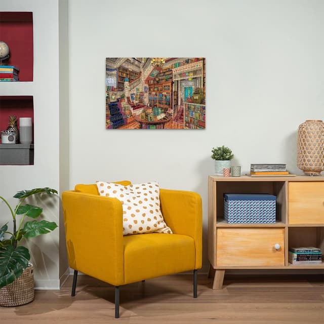 Detalle de Ravensburger The Fantasy Bookshop 1000 Piece Jigsaw Puzzle (70 x 50cm) for Adults and Kids 12+