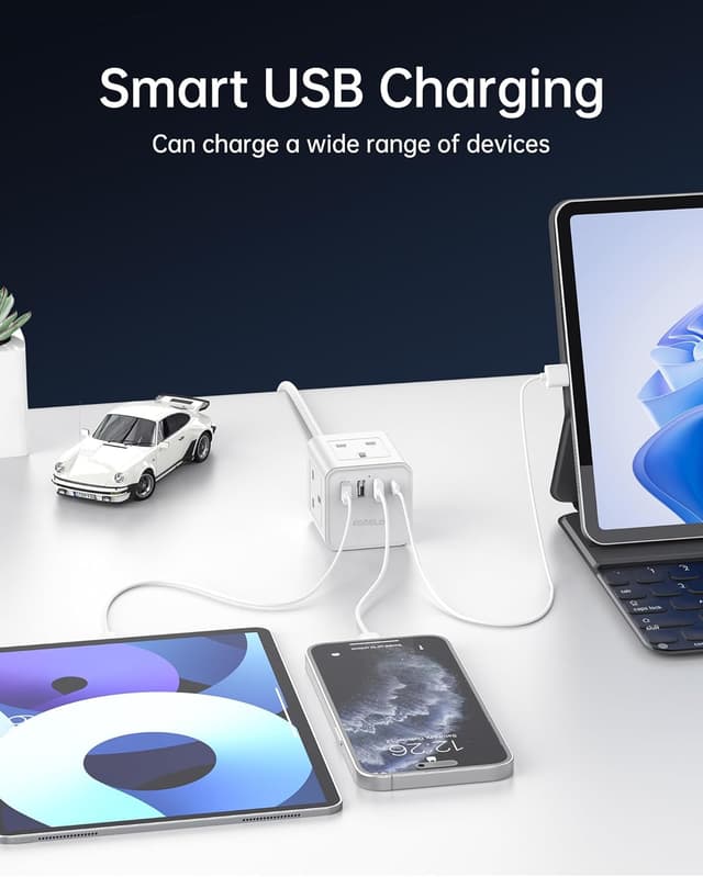 Thumbnail 2 de 3M Cube Extension Lead with USB 3250W