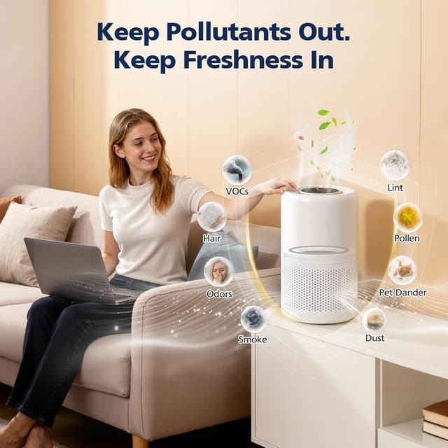 Detalle de 2 Pack Core 200S Replacement Filter for Levoit Core 200S / Core 200S-P Smart WiFi Air Purifier