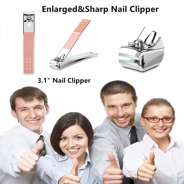 Thumbnail 6 de Maniküre-Set Nagelknipser Set (7-teilig) mit Reise-Koffer für Hände, Füße & Gesichtspflege