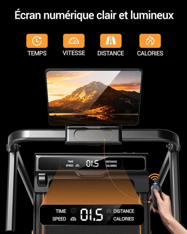 Thumbnail 1 de LONTEK Tapis de marche 6 en 1 pliable inclinable