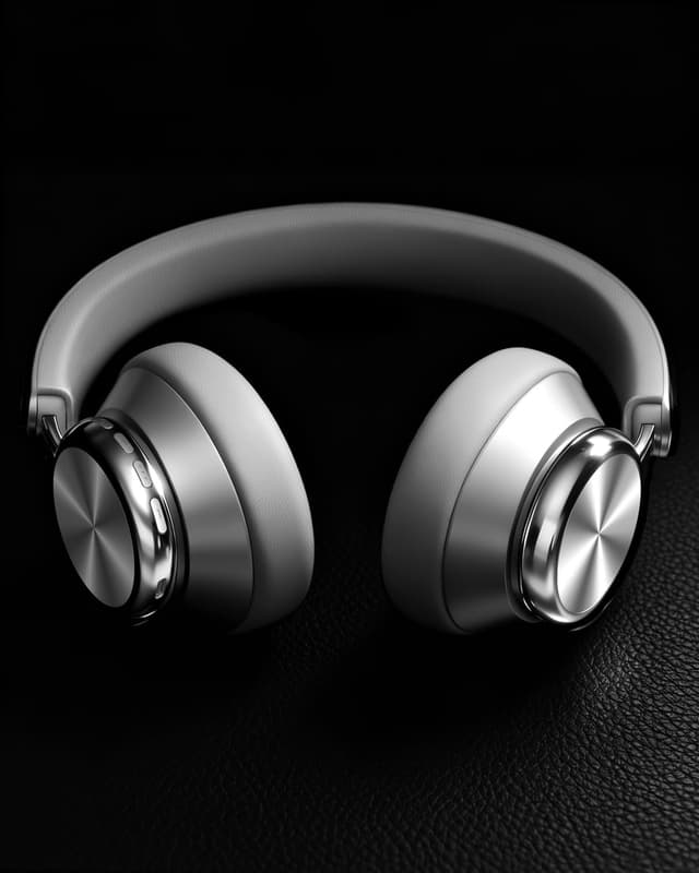 Detalle 2 de Wentronic Y03 Bluetooth over-ear headphones with Active Noise Cancelling and up to 48 hours playtime (Silver)