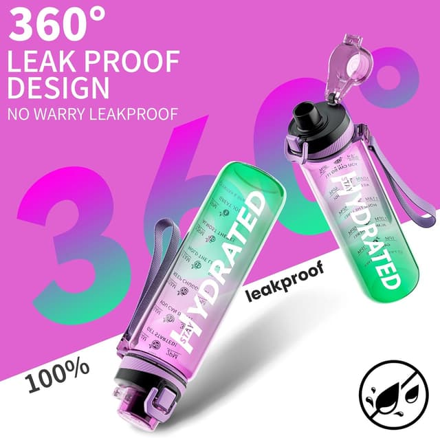 Thumbnail 3 de Botella de agua motivacional 32 oz