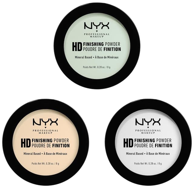 Detalle 2 de NYX Professional Makeup High Definition Finishing Powder „Translucent“ – gepresstes Fixierpuder mit mattem, ölabsorbierendem Finish