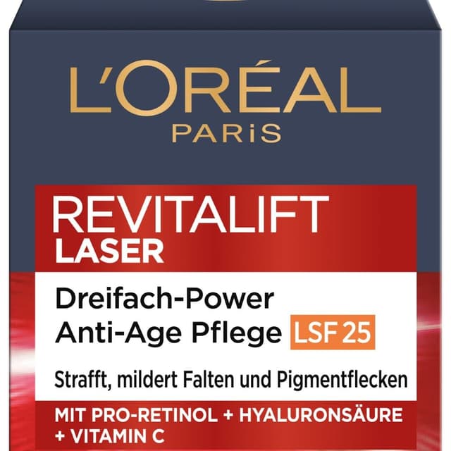 Thumbnail 3 de L'Oréal Paris Revitalift Laser Anti-Age Tagescreme LSF 25 mit Pro-Retinol, Hyaluronsäure & Vitamin C (50 ml)