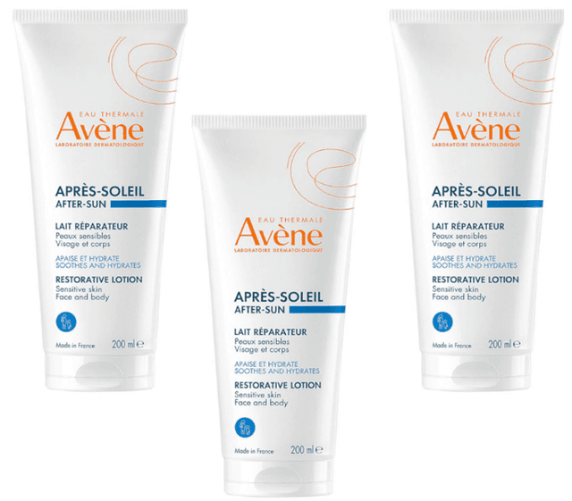 Detalle de Avène Emulsión Reparadora After Sun - 3 x 200 ml ☀