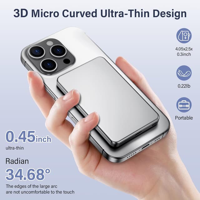 Thumbnail 1 de RWSRW Wireless PowerBank 5000mAh Mini