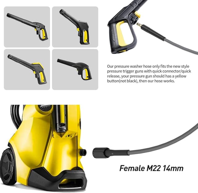 Thumbnail 5 de DANCINGBOAR Manguera de Repuesto para Karcher K2-K7 💦