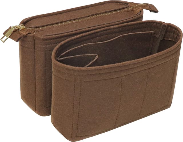 Detalle de Soyizom Minimalist Functional Felt Bag Organiser Insert for Tote Bags (2-pack)