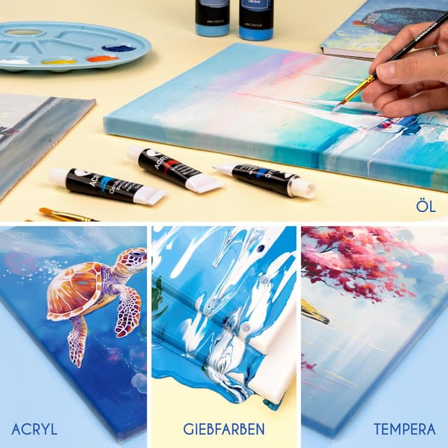 Thumbnail 4 de Zenacolor Leinwand 50x70 5er Set 🎨