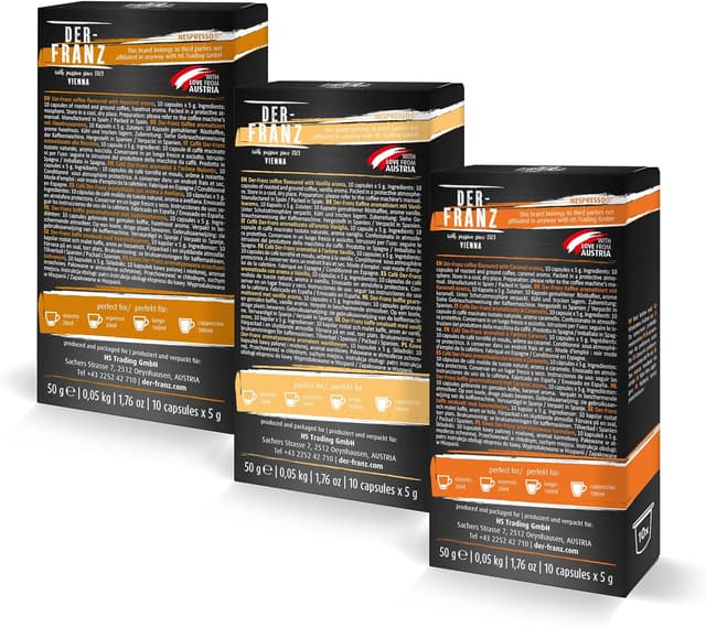 Detalle 2 de Cápsulas de café aromatizadas compatibles Nespresso 120 unidades