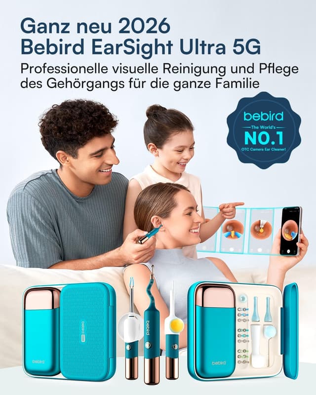 Detalle 2 de BEBIRD EarSight Ultra 5G Ohrreiniger