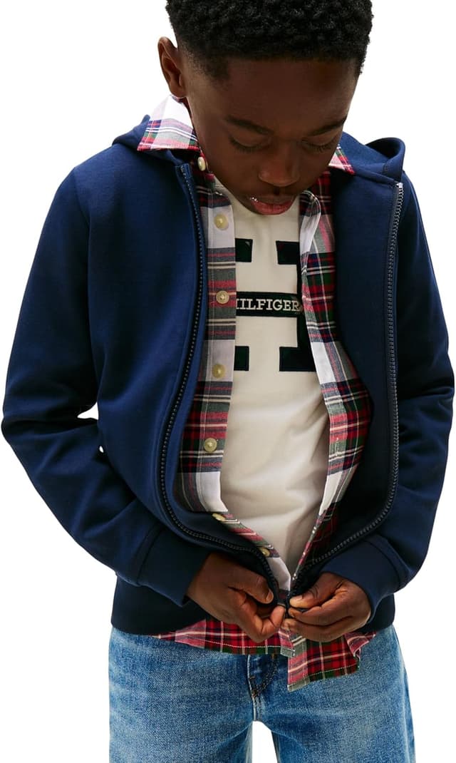 Thumbnail 2 de Tommy Hilfiger Tommy Icons Zip Through Hoodie Felpa Bambini