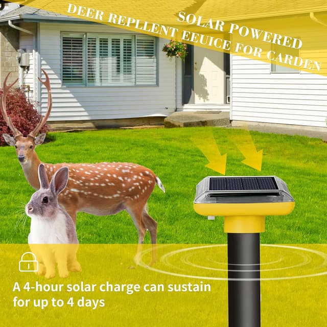Thumbnail 6 de WUGEIN Répulsif anti taupes 4X solaire à ultrasons