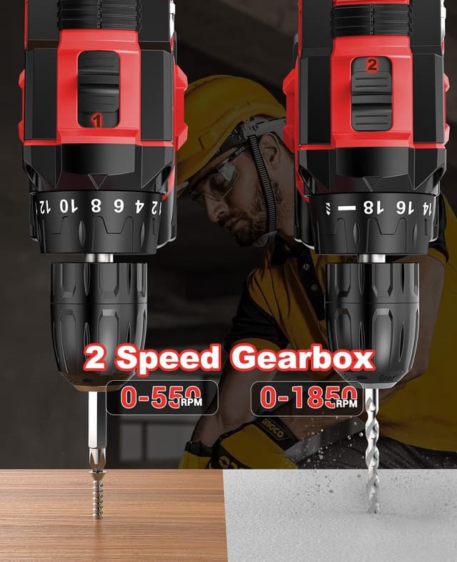 Thumbnail 1 de MHPRO Cordless Drill 21V 42N.m