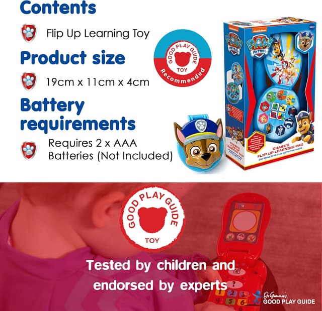 Thumbnail 5 de PAW PATROL Chase Flip Up Learning Pad