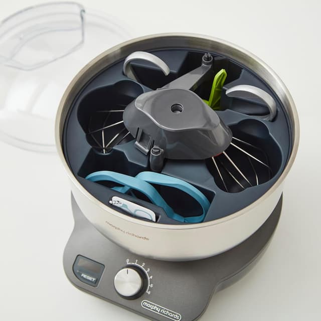 Thumbnail 6 de Morphy Richards MixStar Compact stand mixer (400520) with dual rotating beaters, whisks & dough hooks