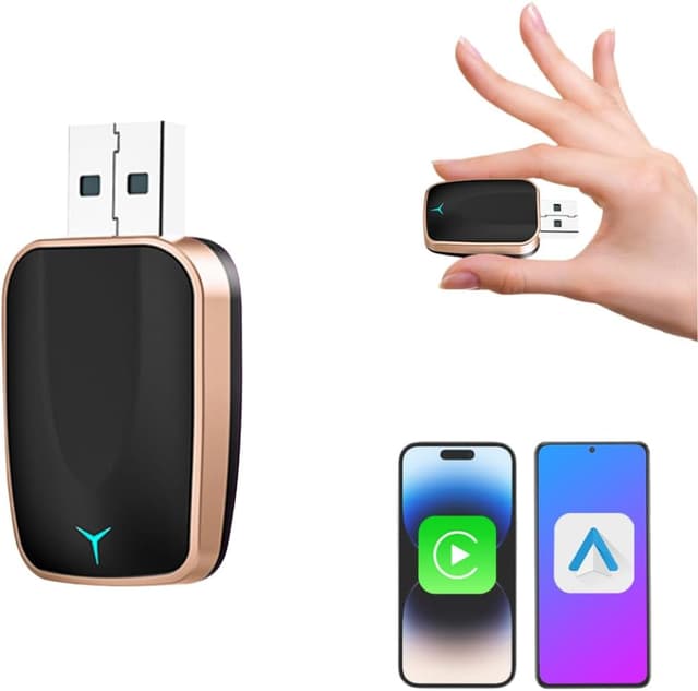 Detalle de LM Wireless CarPlay Android Auto Plug & Play