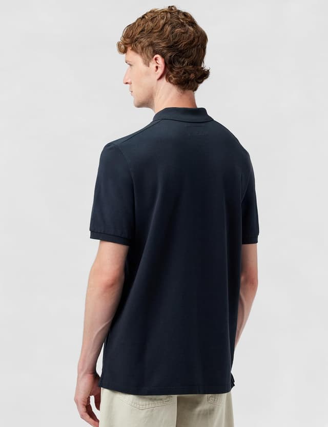 Detalle de Marc O’Polo Herren T-Shirt B21223053092 (1er Pack) mit klassischem Polokragen