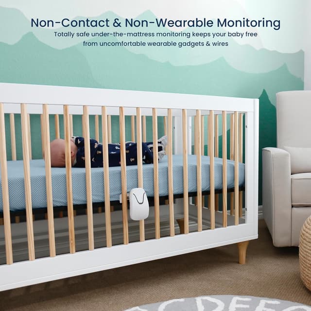 Detalle de Babysense Video Baby Monitor with 2.4" Screen & Baby Movement Monitor (2-in-1) for home use