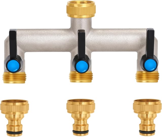 Detalle de OPERMAXER 3-Wege Wasserverteiler 3/4 Zoll