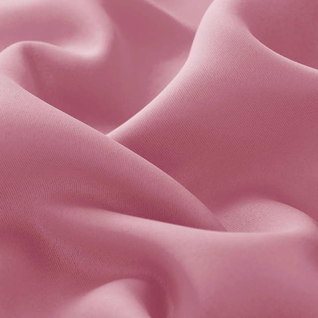 Detalle de Thermal Insulated Blackout Ring Top Eyelet Curtains for Bedroom Windows – 2 Panels (Pink, 90” x 54”)