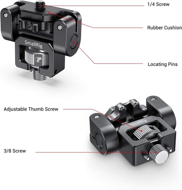 Thumbnail 4 de SMALLRIG 2174B Monitor Mount, 146° Neigung