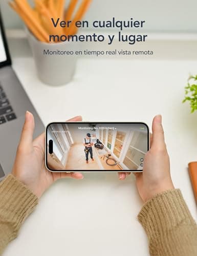 Detalle 2 de GNCC GC3 Cámara WiFi Interior 1080P 2.4GHz para bebé y mascotas con IA y visión nocturna