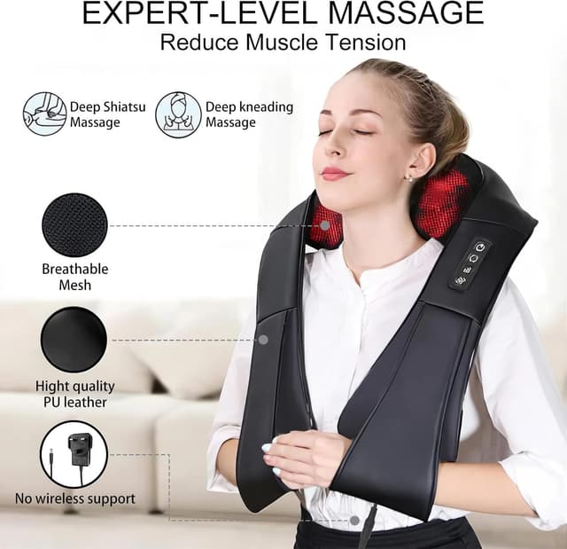 Detalle 2 de iKristin Neck Massager with Heat 💆