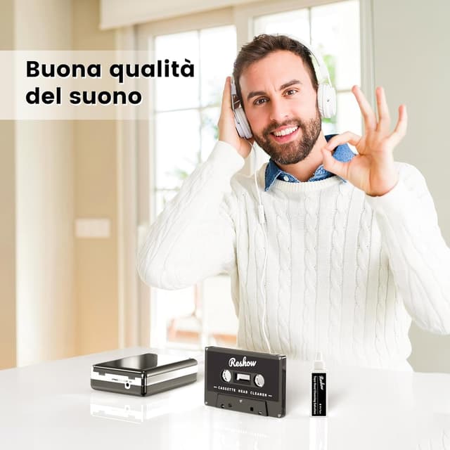 Thumbnail 5 de Kit pulizia testine audiocassette Reshow