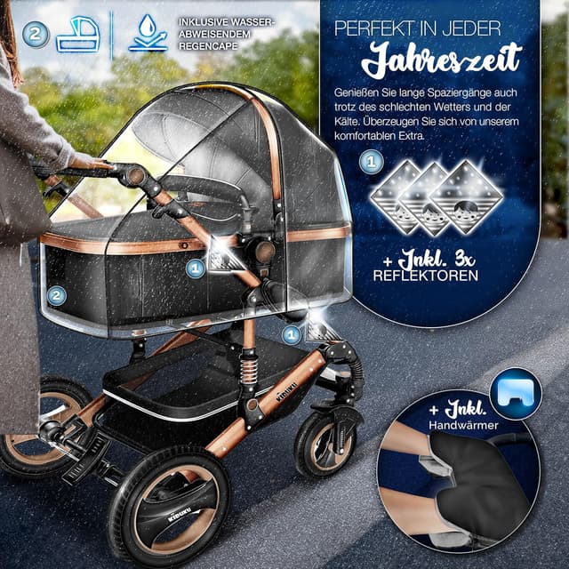 Thumbnail 3 de KIDUKU® 3 in 1 Kinderwagen XXL 22 kg