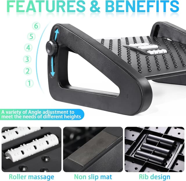 Thumbnail 4 de Fußstütze Schreibtisch – Höhenverstellbar Ergonomisch