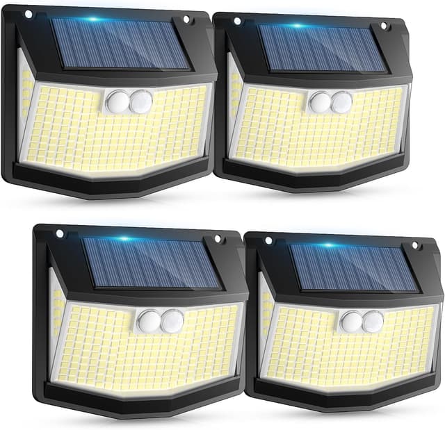 Detalle de Luz Exterior Solar 248 LED 4 unidades