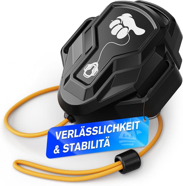 Detalle de WATSABRO Fahrrad Abschleppseil für Kinder (2,5 m) – reißfestes Nylon, 100 kg Traglast