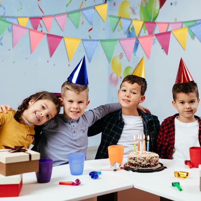 Thumbnail 6 de Wimpelkette Outdoor 5er Set Regenbogen 3,5 m